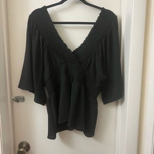 Black Mittoshop Blouse